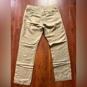 Polo Ralph Lauren Linen Khaki Pants, 30x30